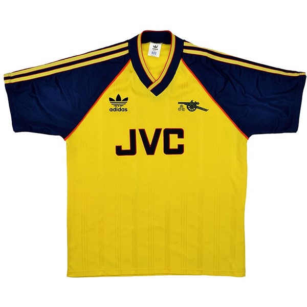 Tailandia Camiseta Arsenal 2ª Retro 1988 1991 Amarillo